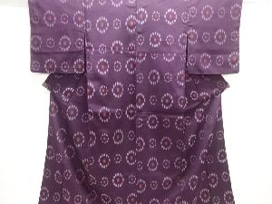 大正ロマン　抽象模様織り出し着物